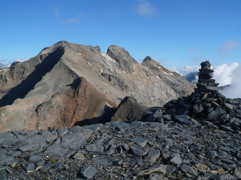 PIC DU COL D ORNON 2872 m et GRAND RENAUD
