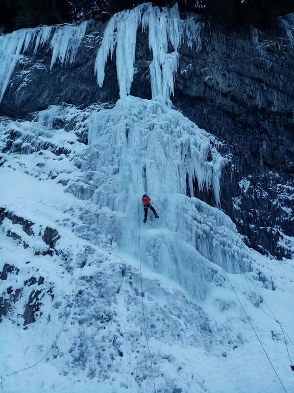 Cycle "vers l'autonomie cascade de glace"