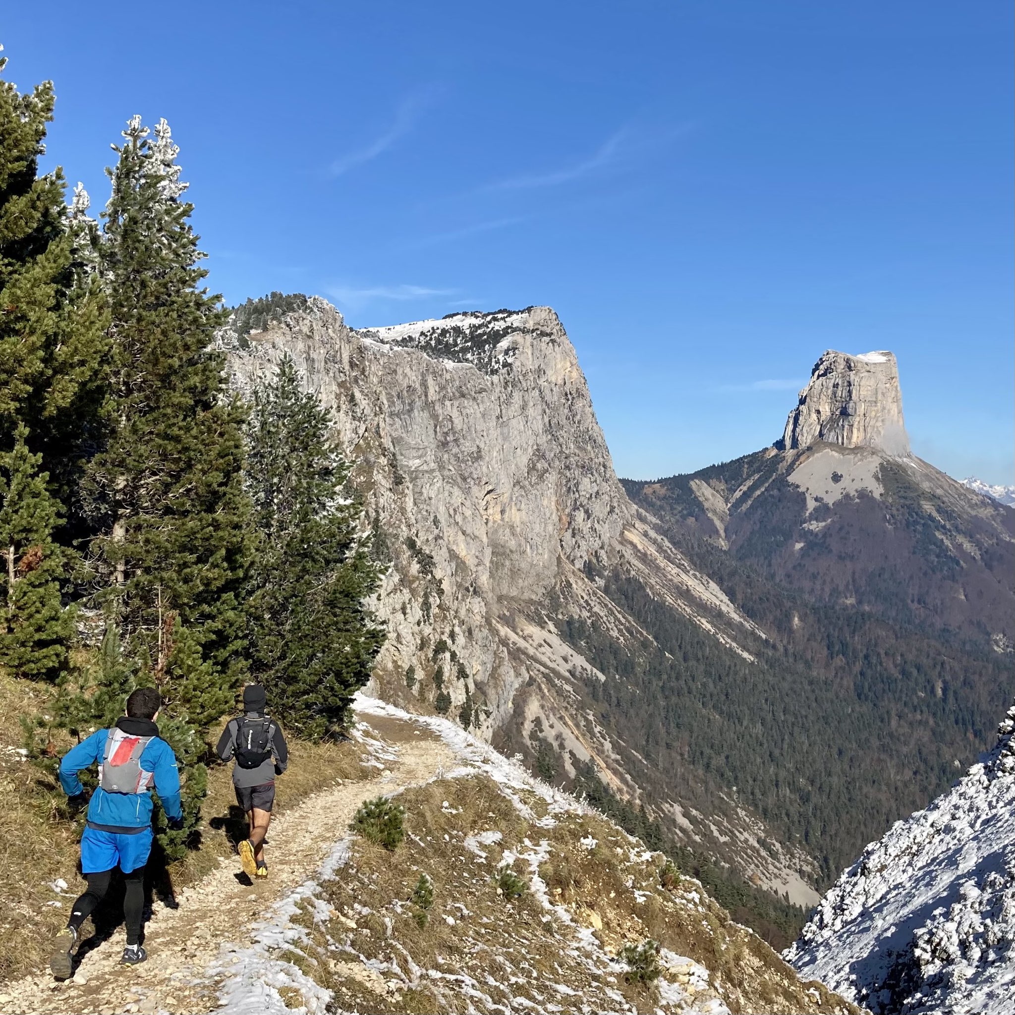 Une belle sortie trail autour du Mont Aiguille