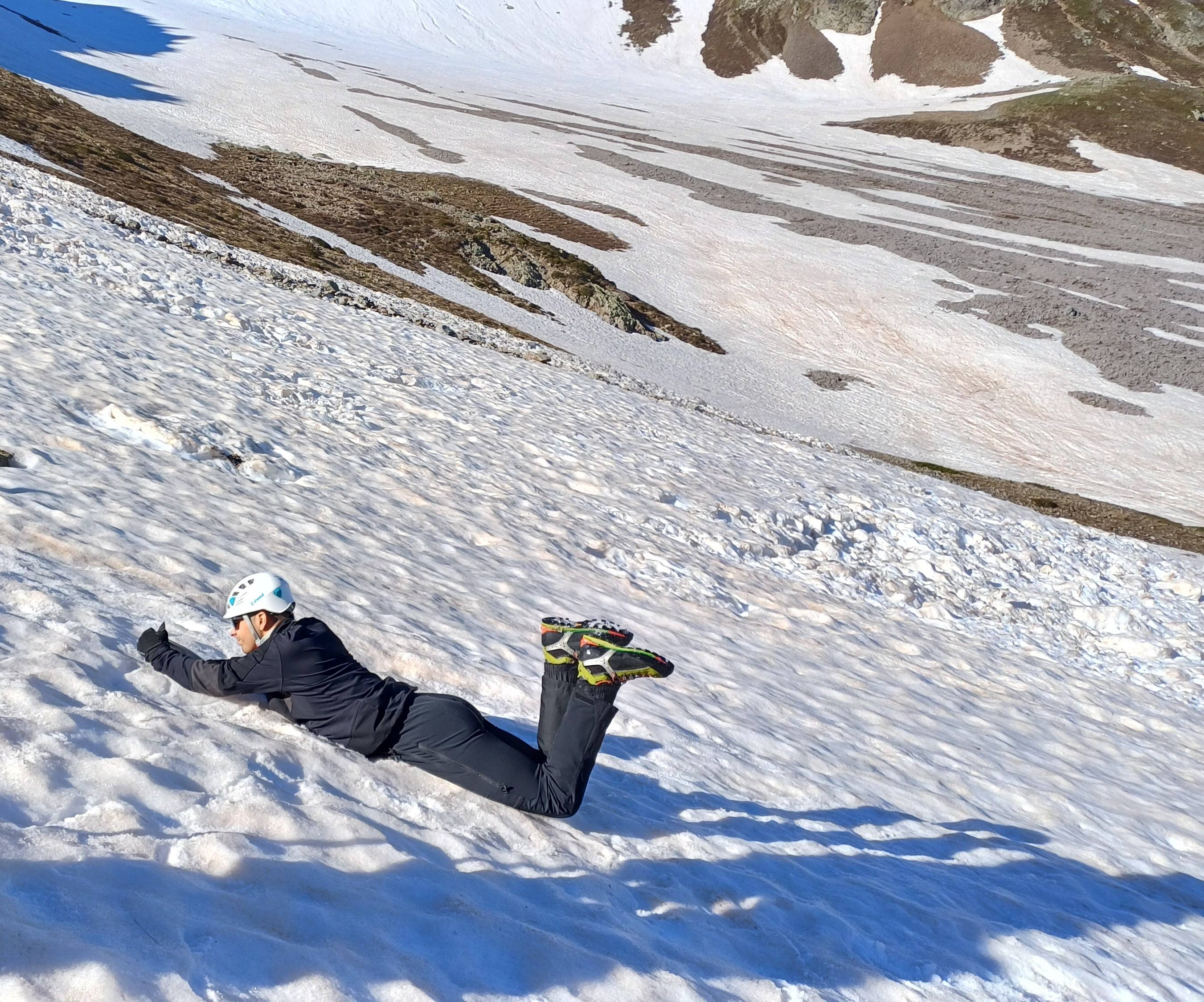 Alpinisme : Ecole de neige et glacier au Lautaret