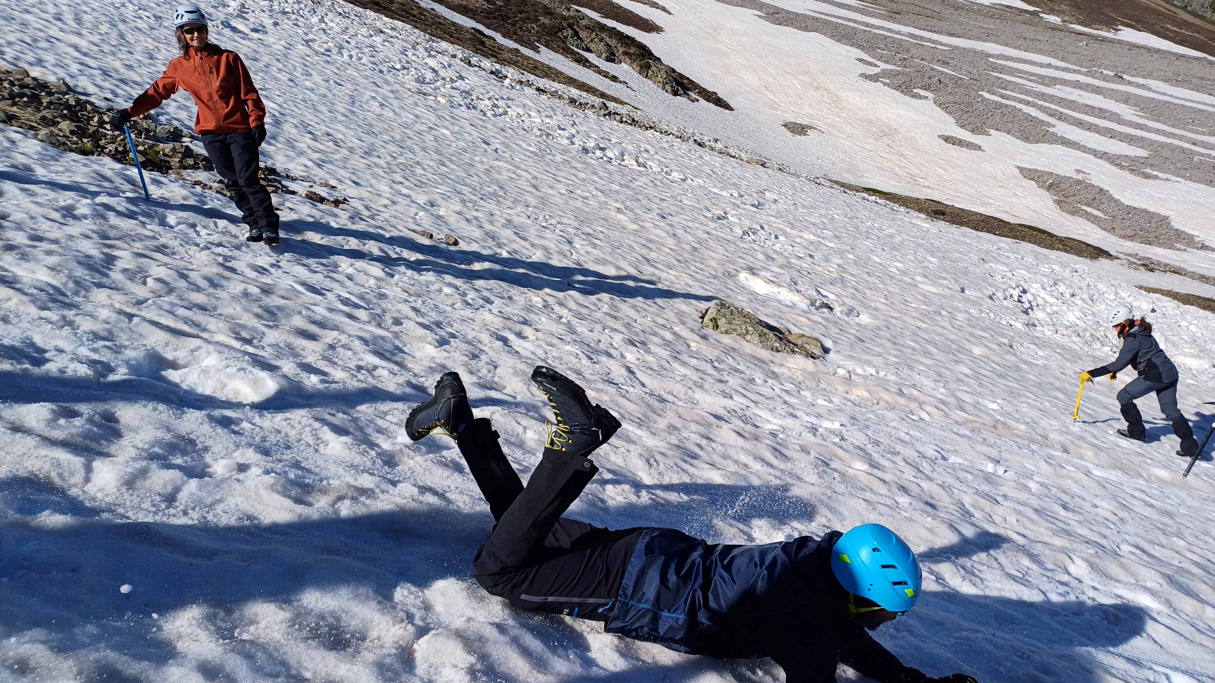 Alpinisme : Ecole de neige et glacier au Lautaret