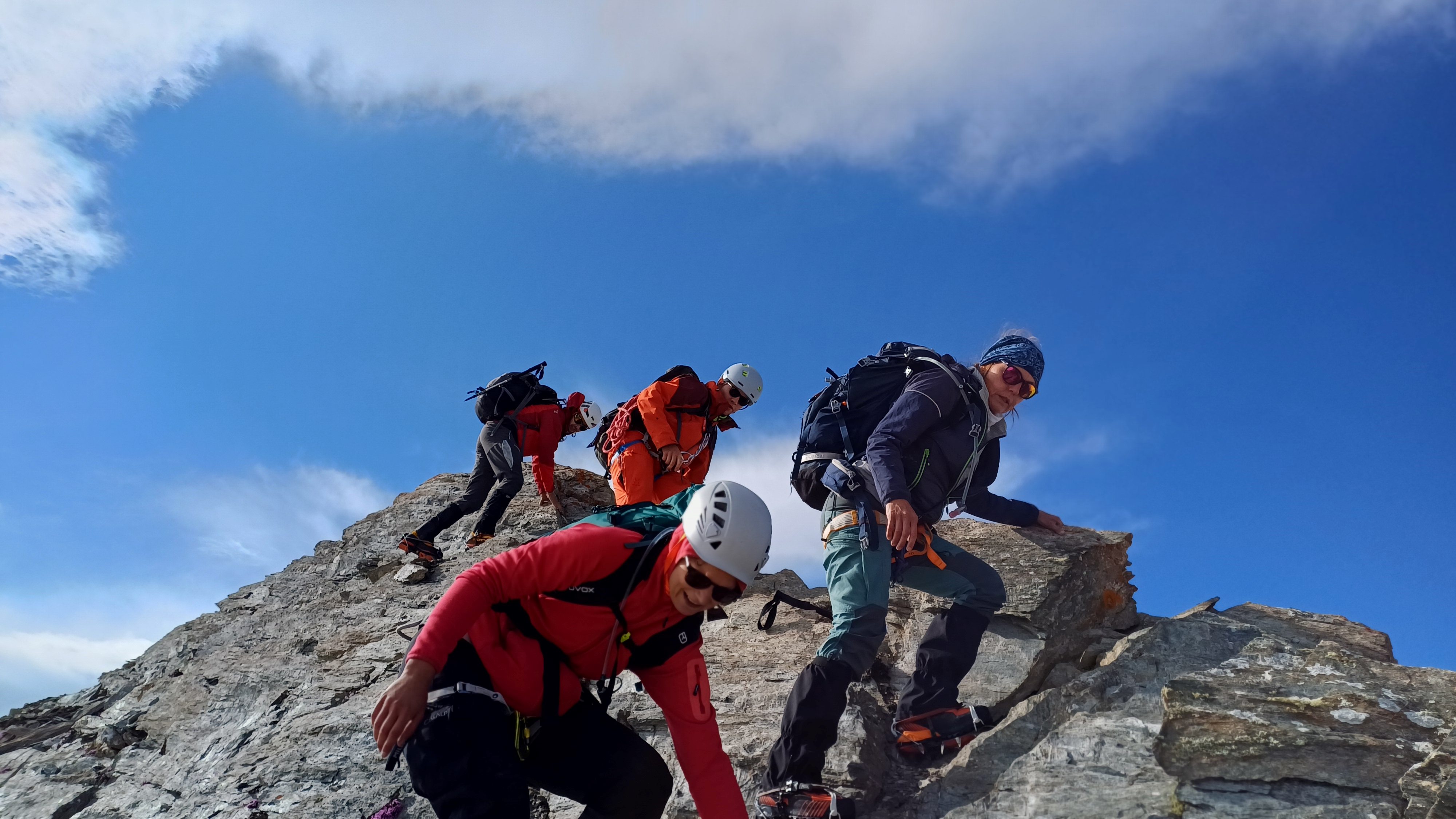 Collective à la Pointe de Méan-Martin