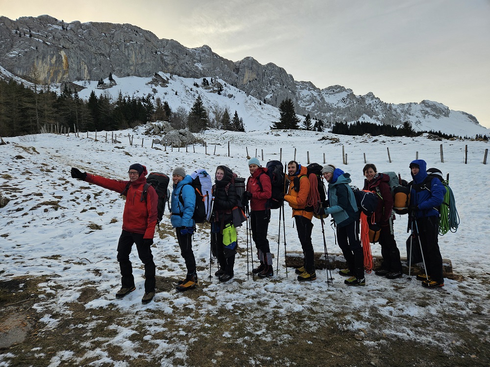 Week-end initiation alpinisme hivernal