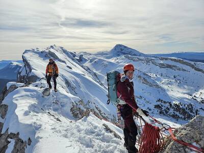 Week-end initiation alpinisme hivernal