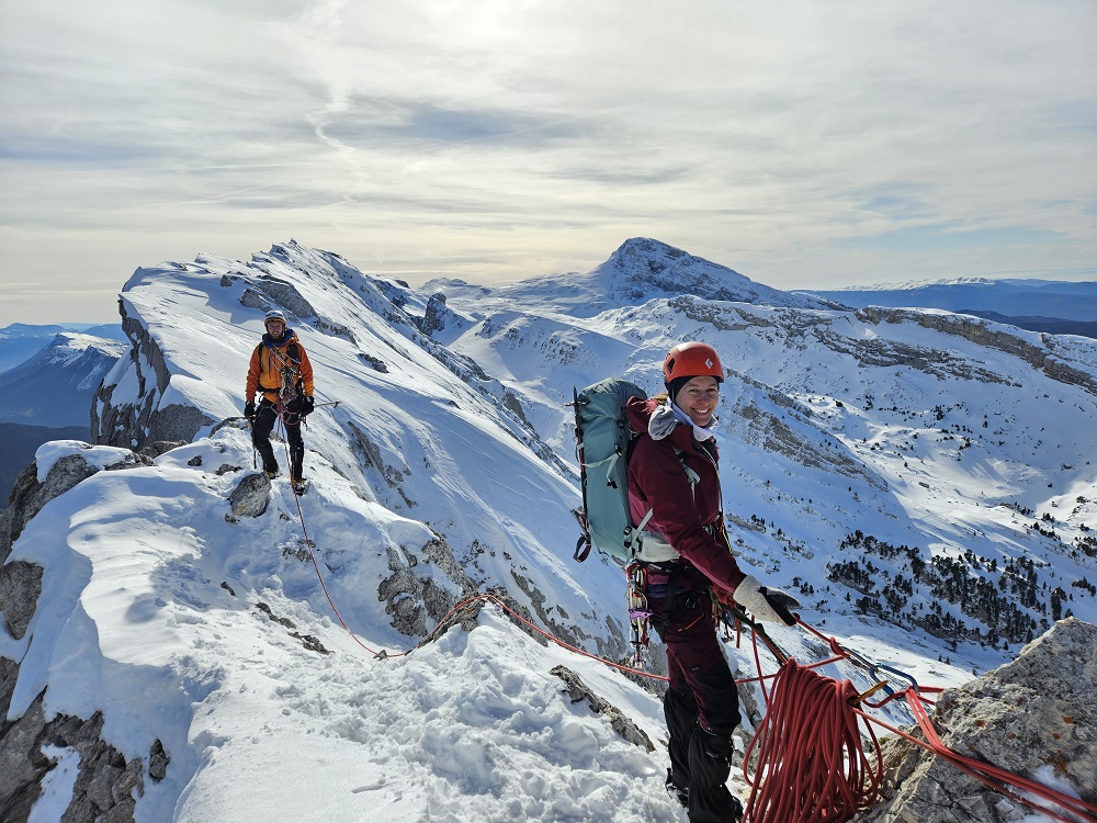 Week-end initiation alpinisme hivernal