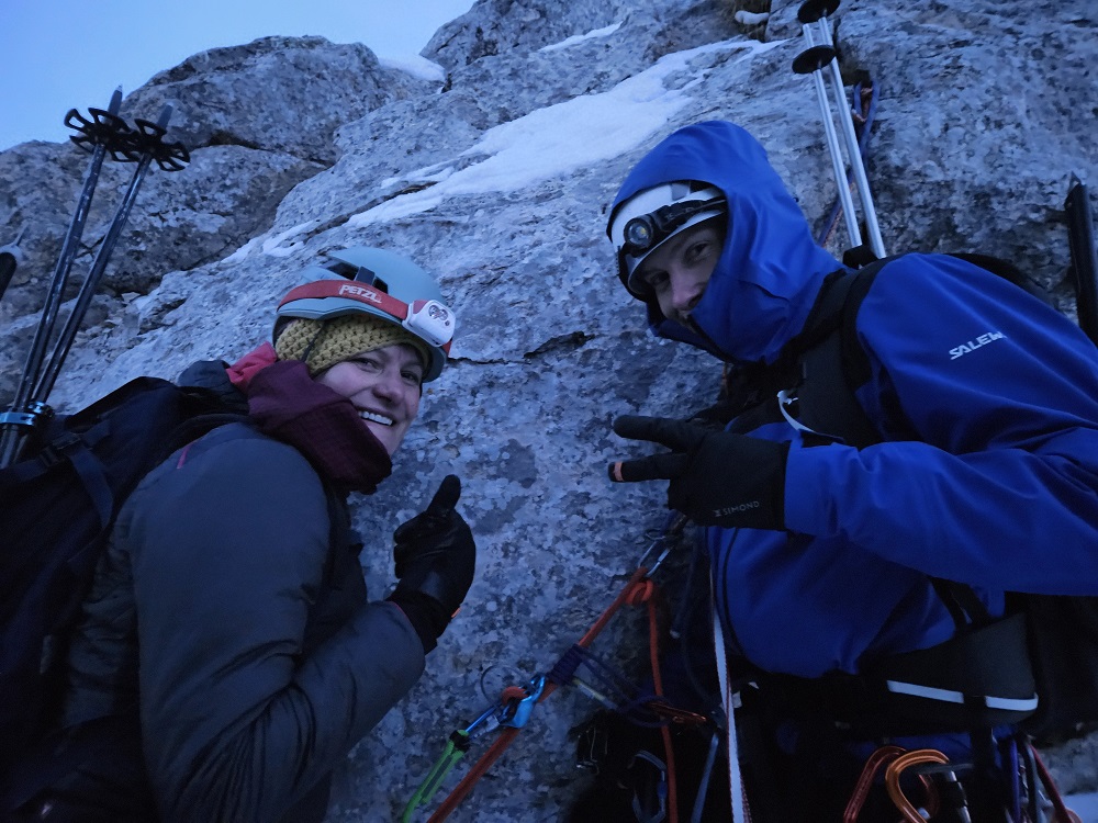 Week-end initiation alpinisme hivernal