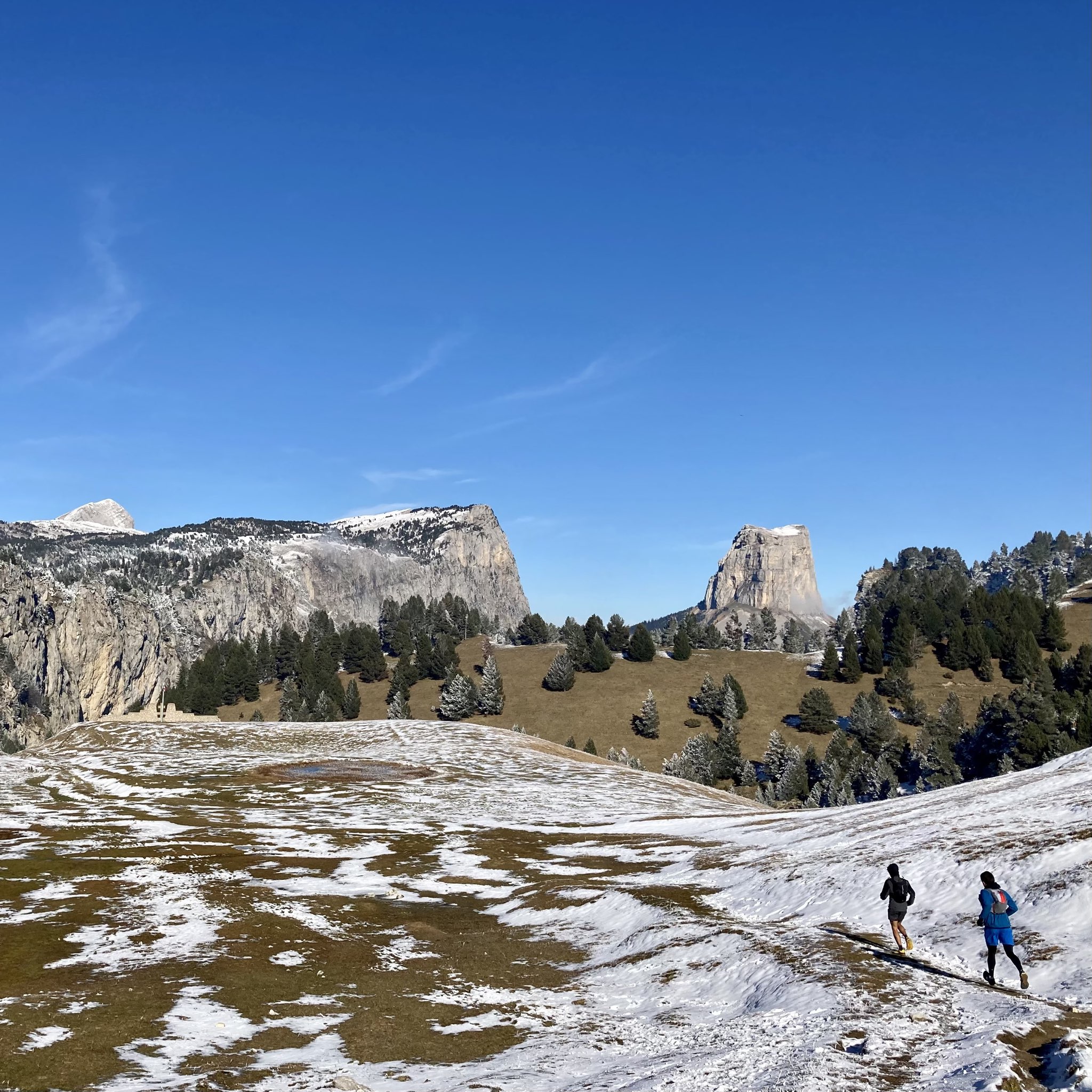Une belle sortie trail autour du Mont Aiguille