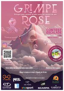Escalade en Rose à EV4 - Samedi 7 octobre