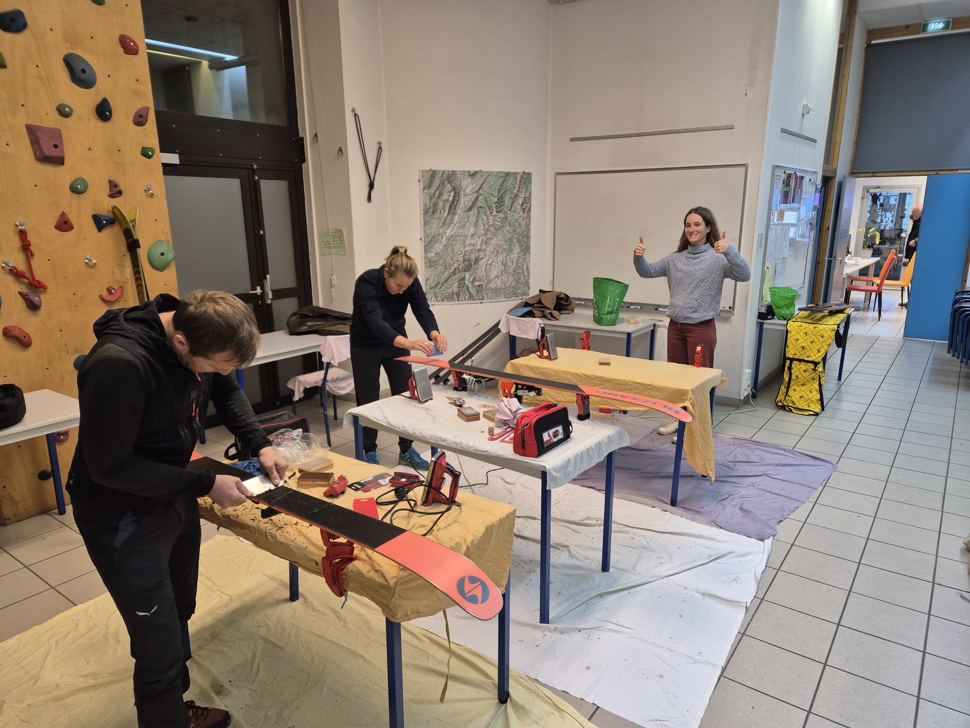 Ateliers entretien des skis