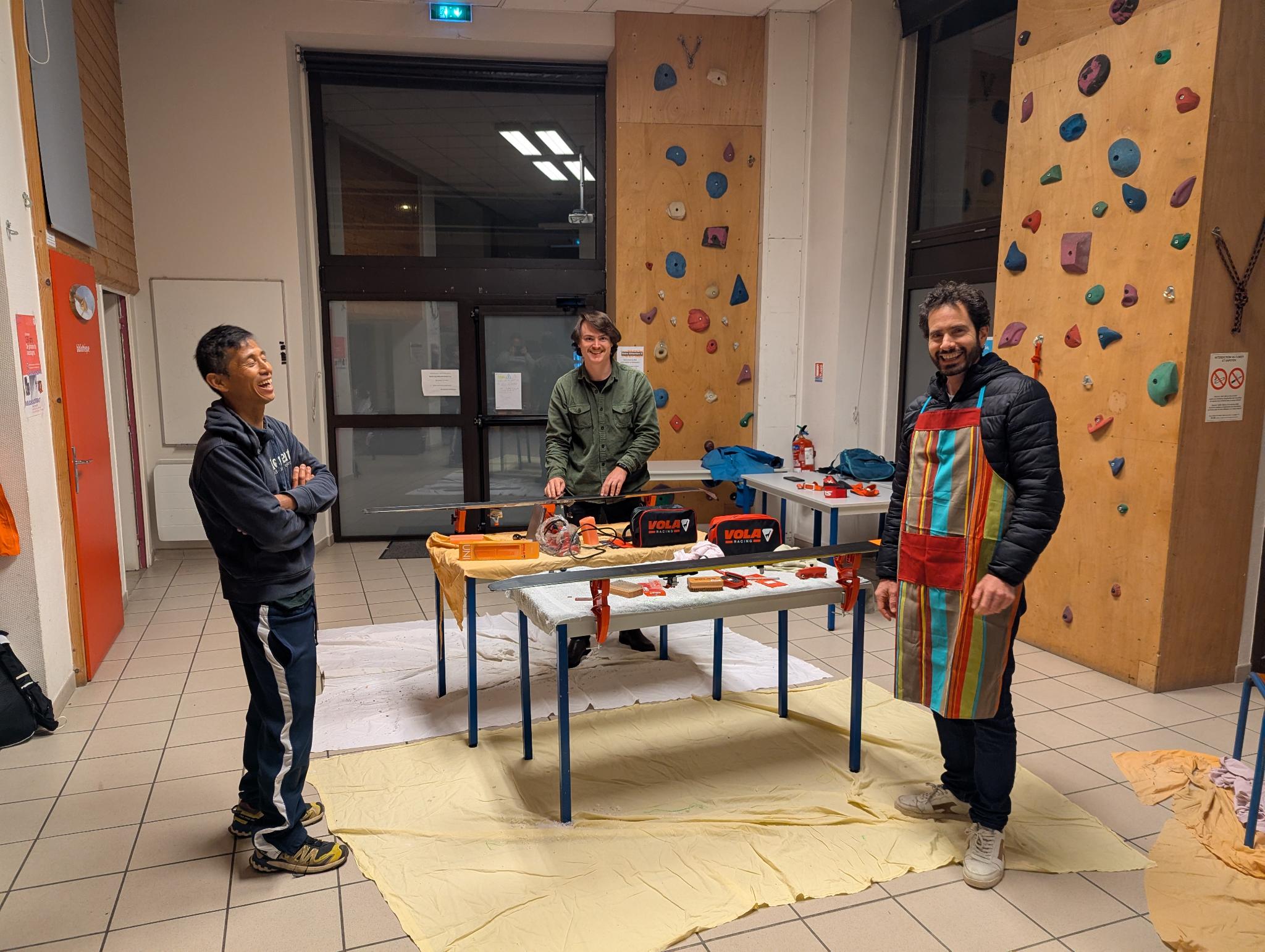 Ateliers entretien des skis