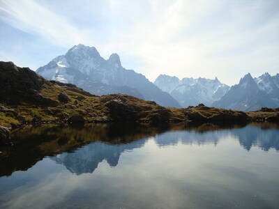 SORTIE EXCEPTIONNELLE - BALCONS DU MONT BLANC AU PIED DES AIGUILLES ROUGES