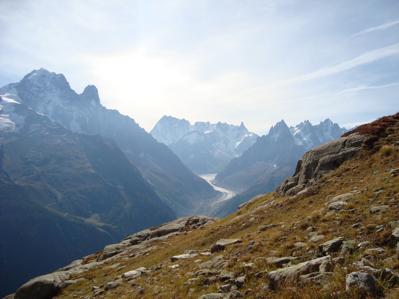 SORTIE EXCEPTIONNELLE - BALCONS DU MONT BLANC AU PIED DES AIGUILLES ROUGES