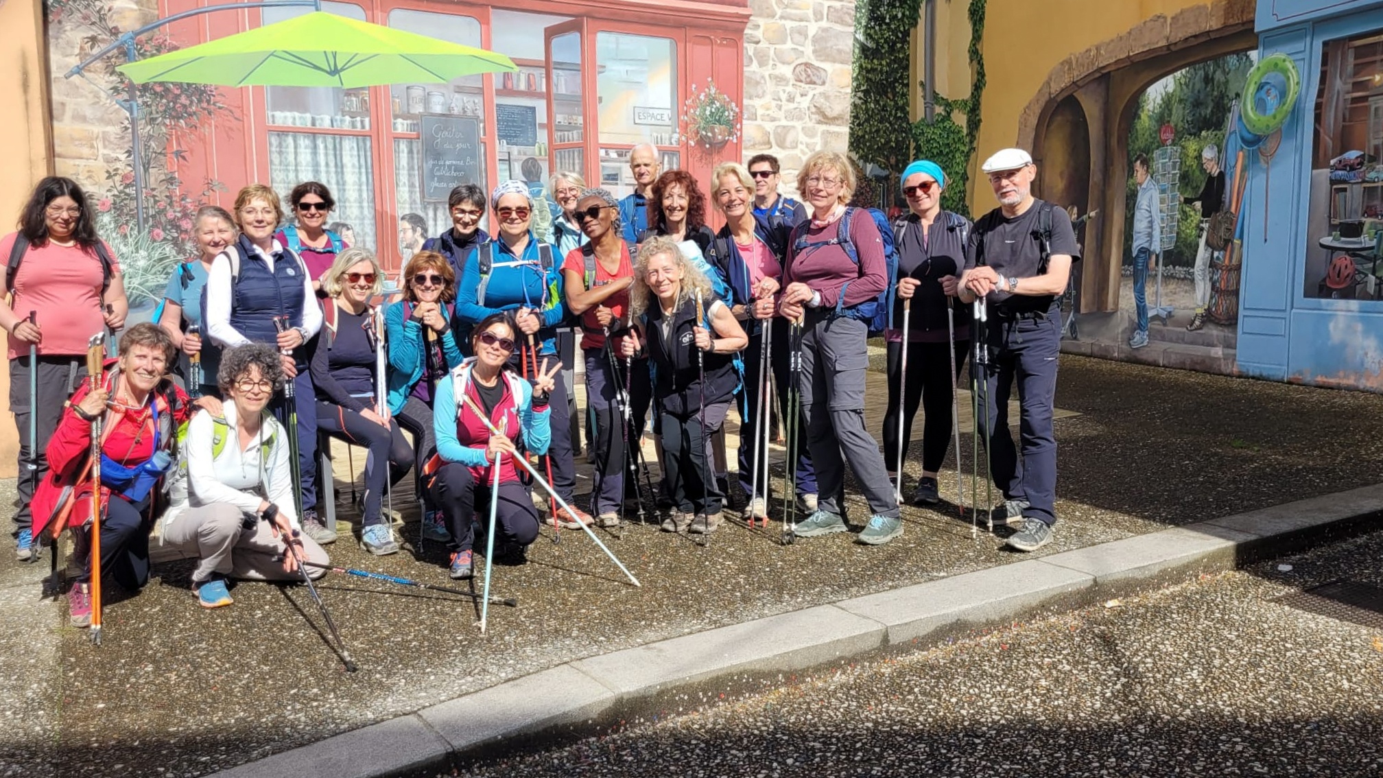 La marche nordique en Beaujolais