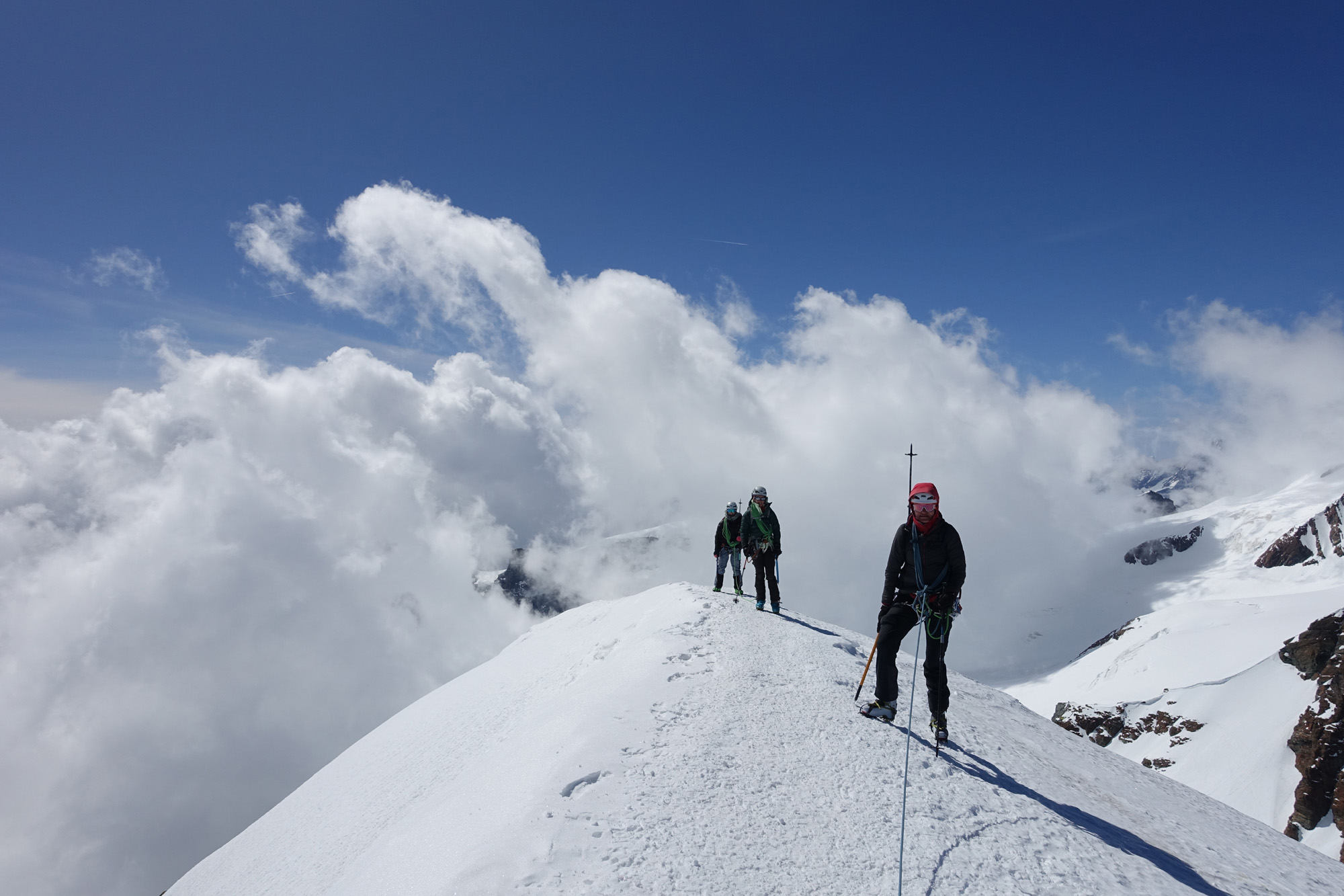 Raid dans le Mont Rose,  circonvolutions à plus de 4 000