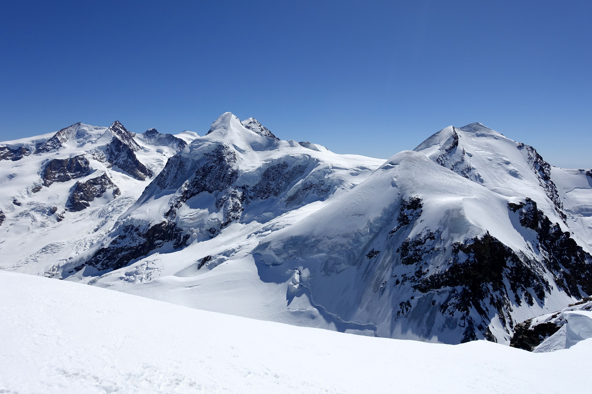 Raid dans le Mont Rose,  circonvolutions à plus de 4 000