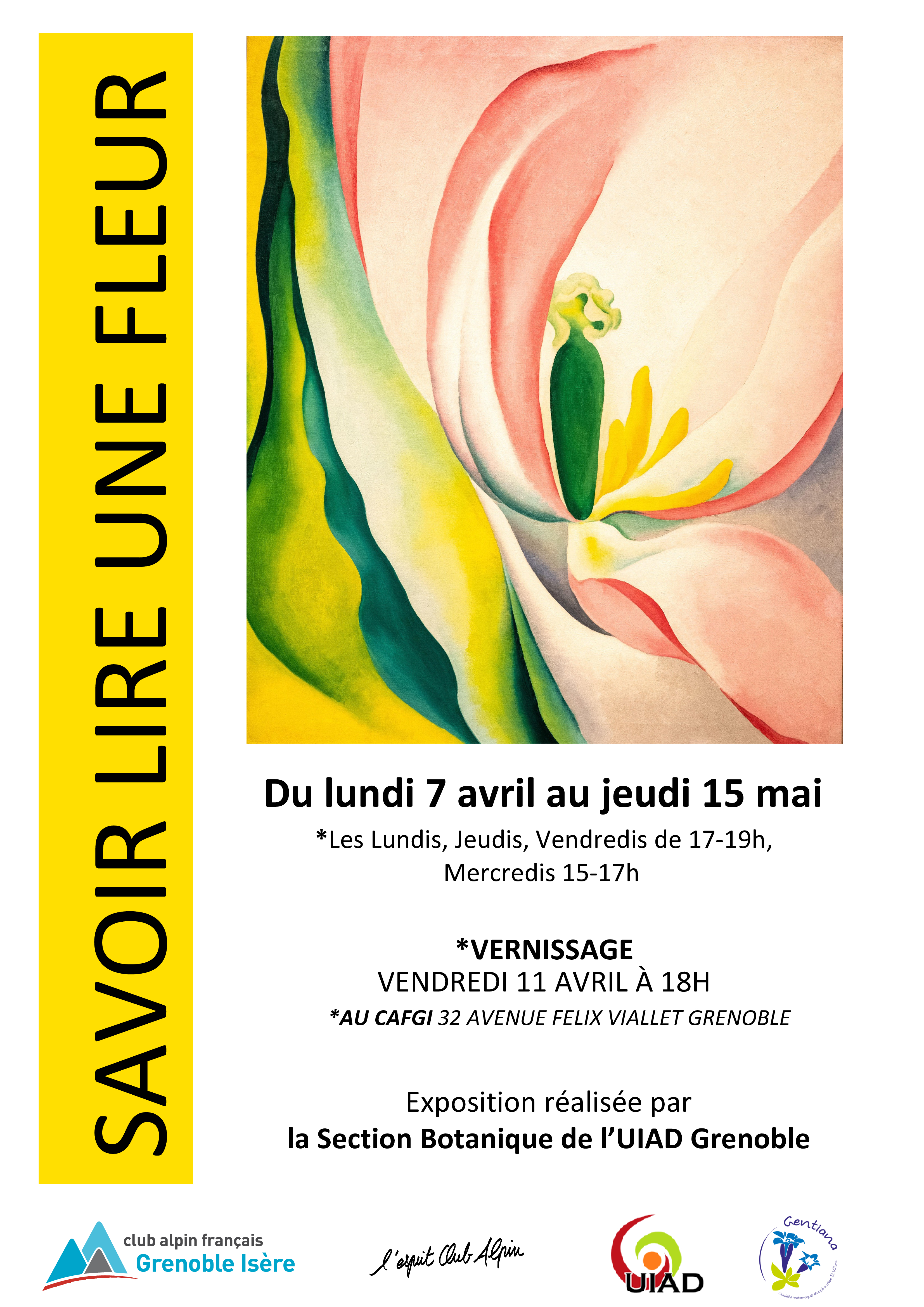 Exposition à venir du lundi 7 avril au jeudi 15 mai et Vernissage le vendredi 11 avril à 18h-20h