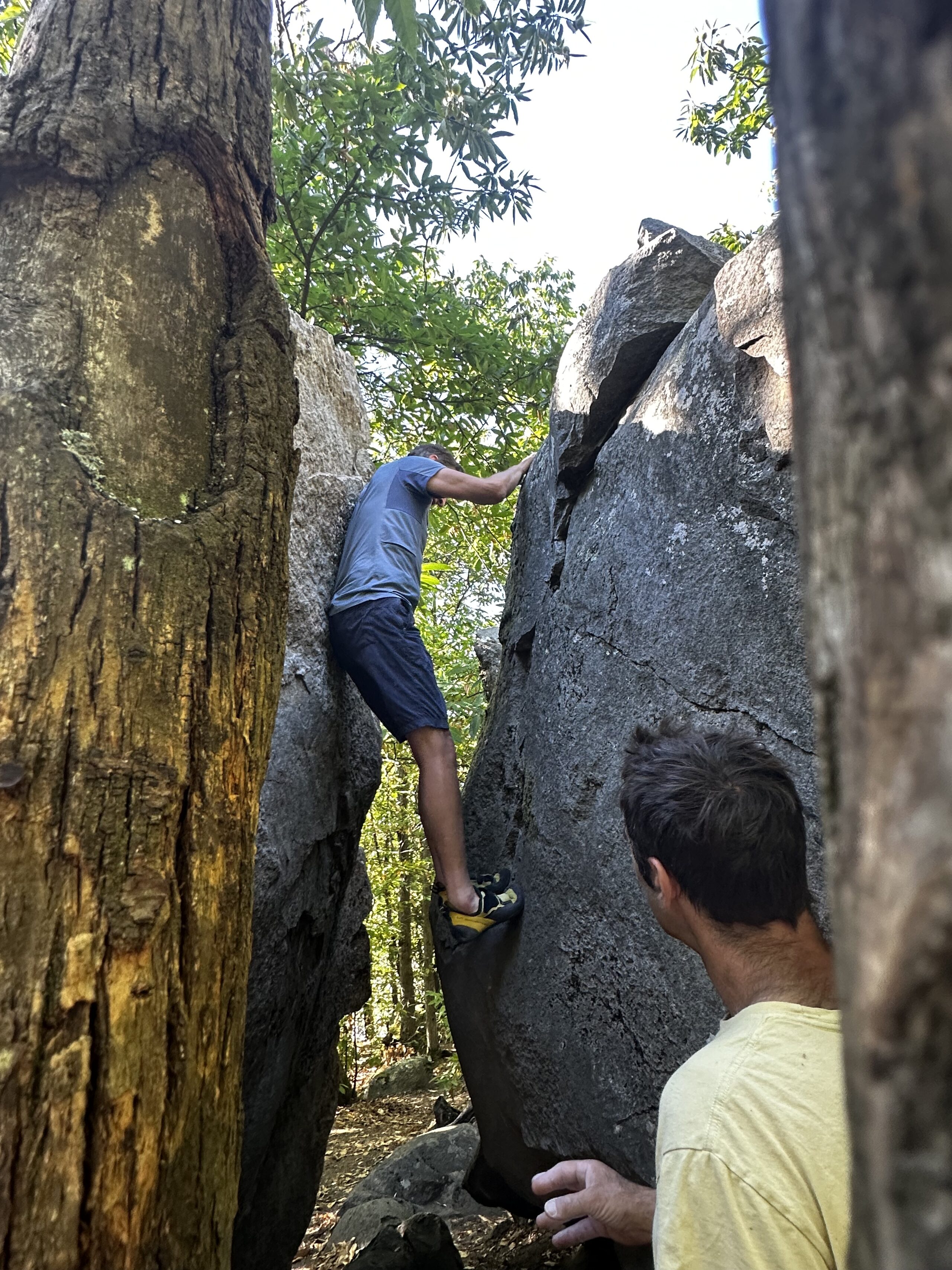 Escalade de Bloc aux Roches qui Dansent