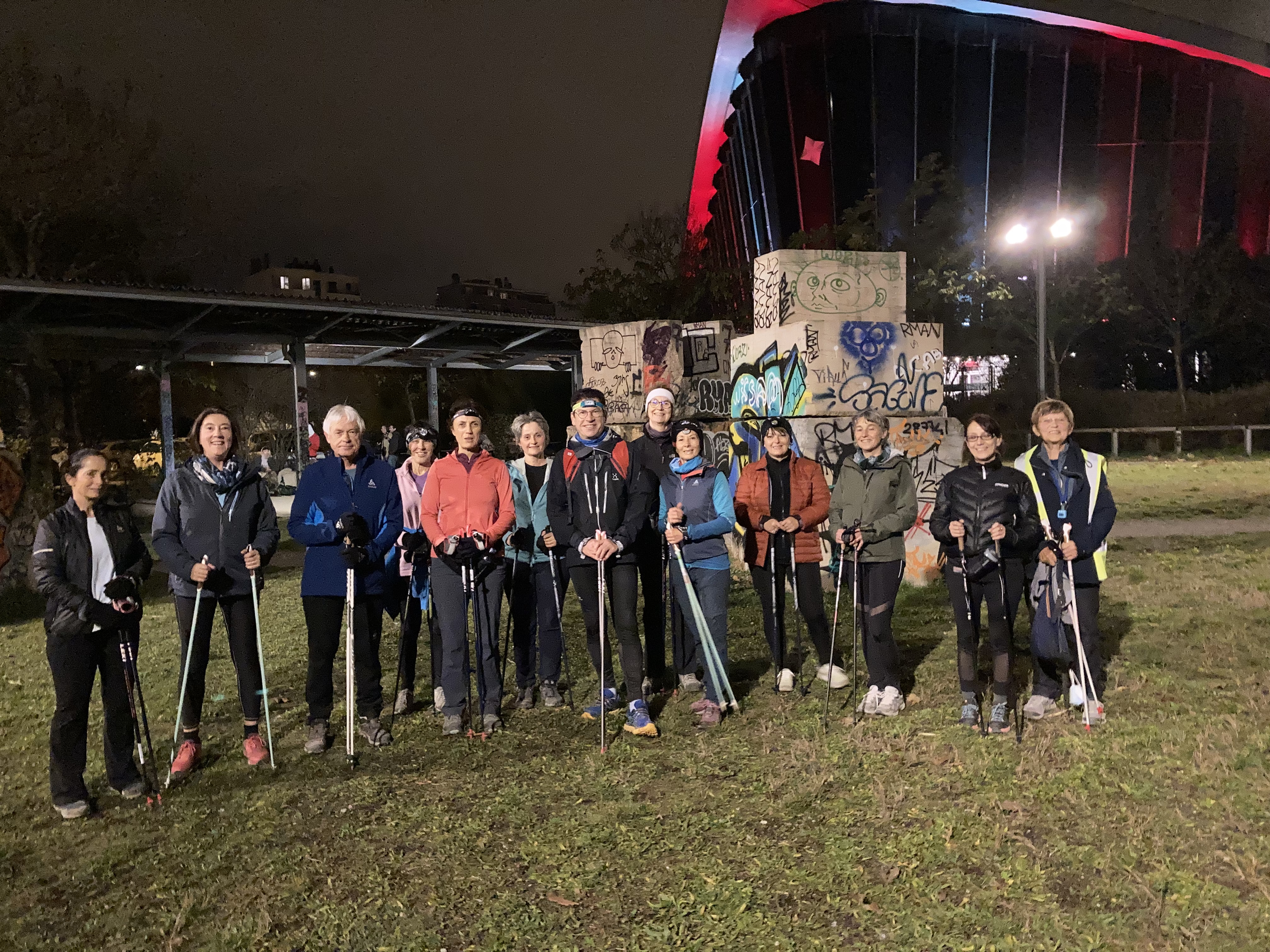 Séance de Marche Nordique du 15/11