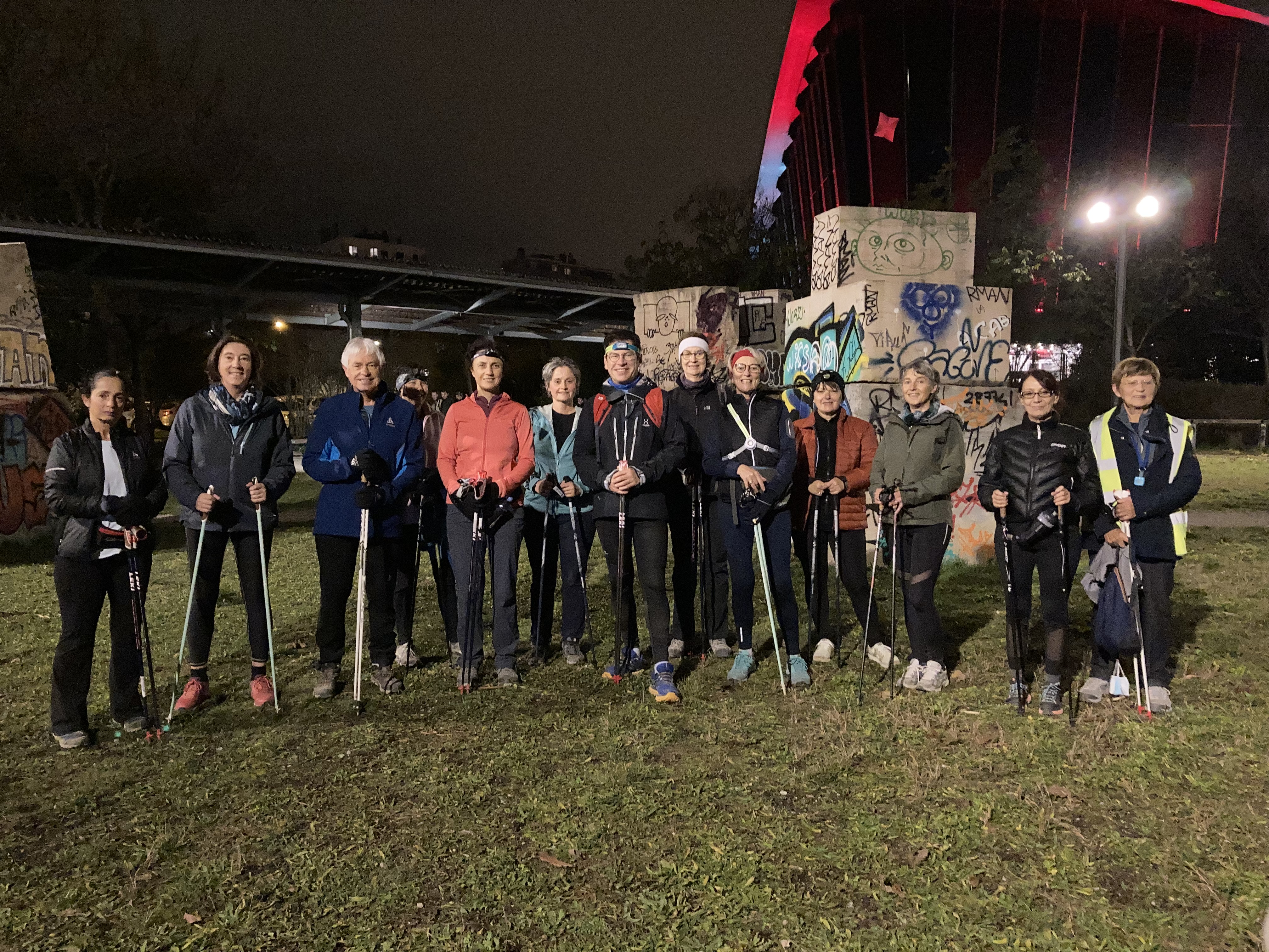 Séance de Marche Nordique du 15/11