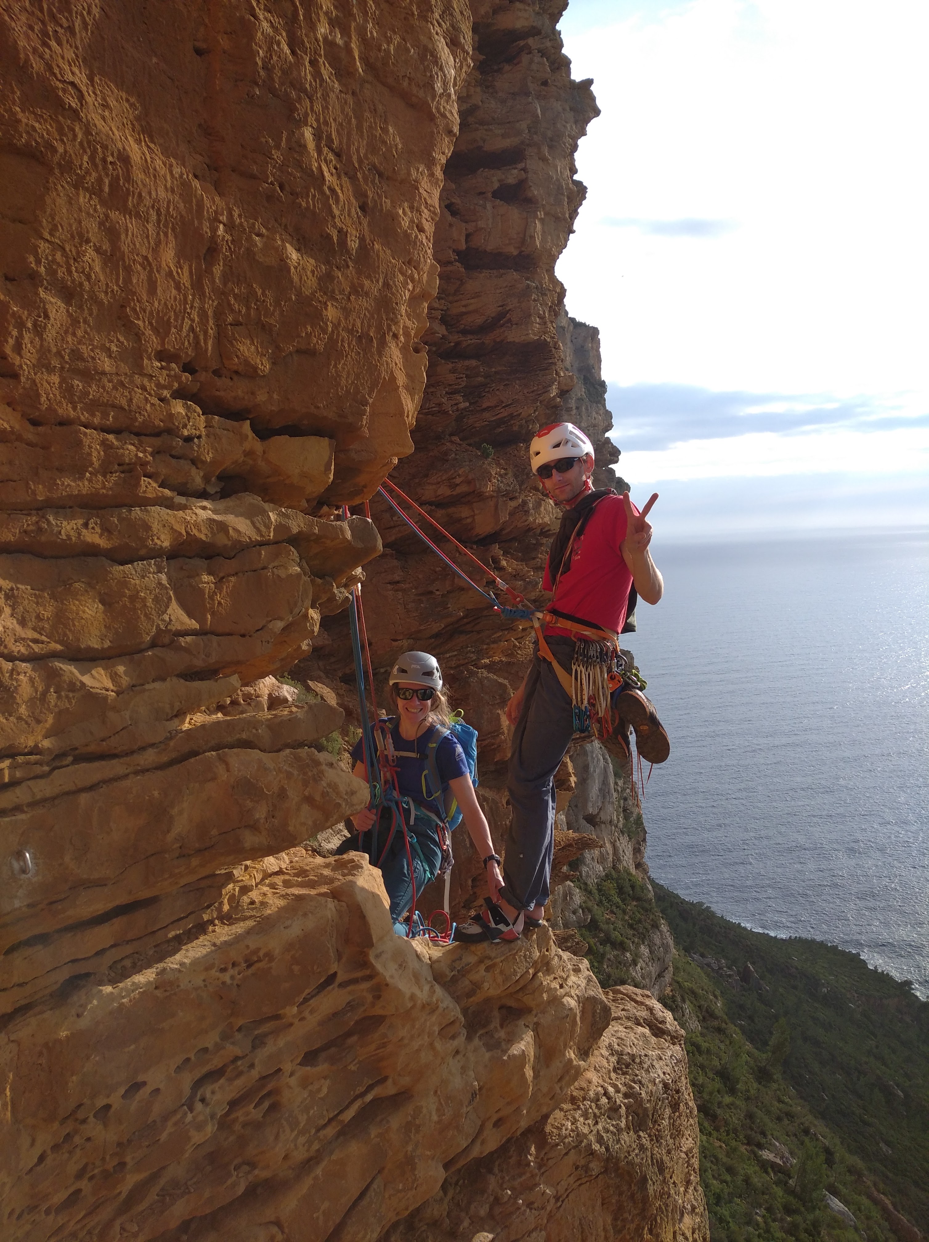Calanques : week end grandes voies en bonne compagnie