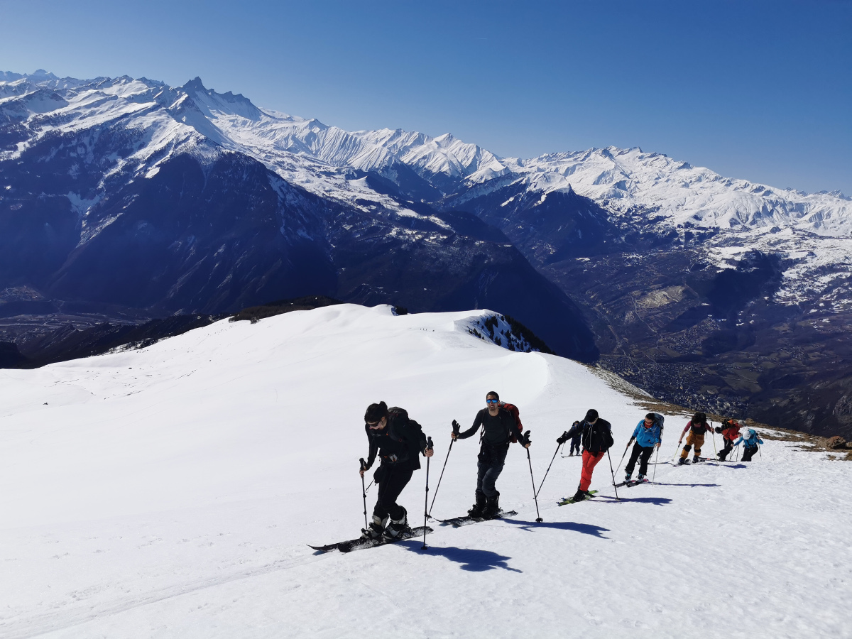 Ski de montagne débutant / sortie à la Cime de Lancheton