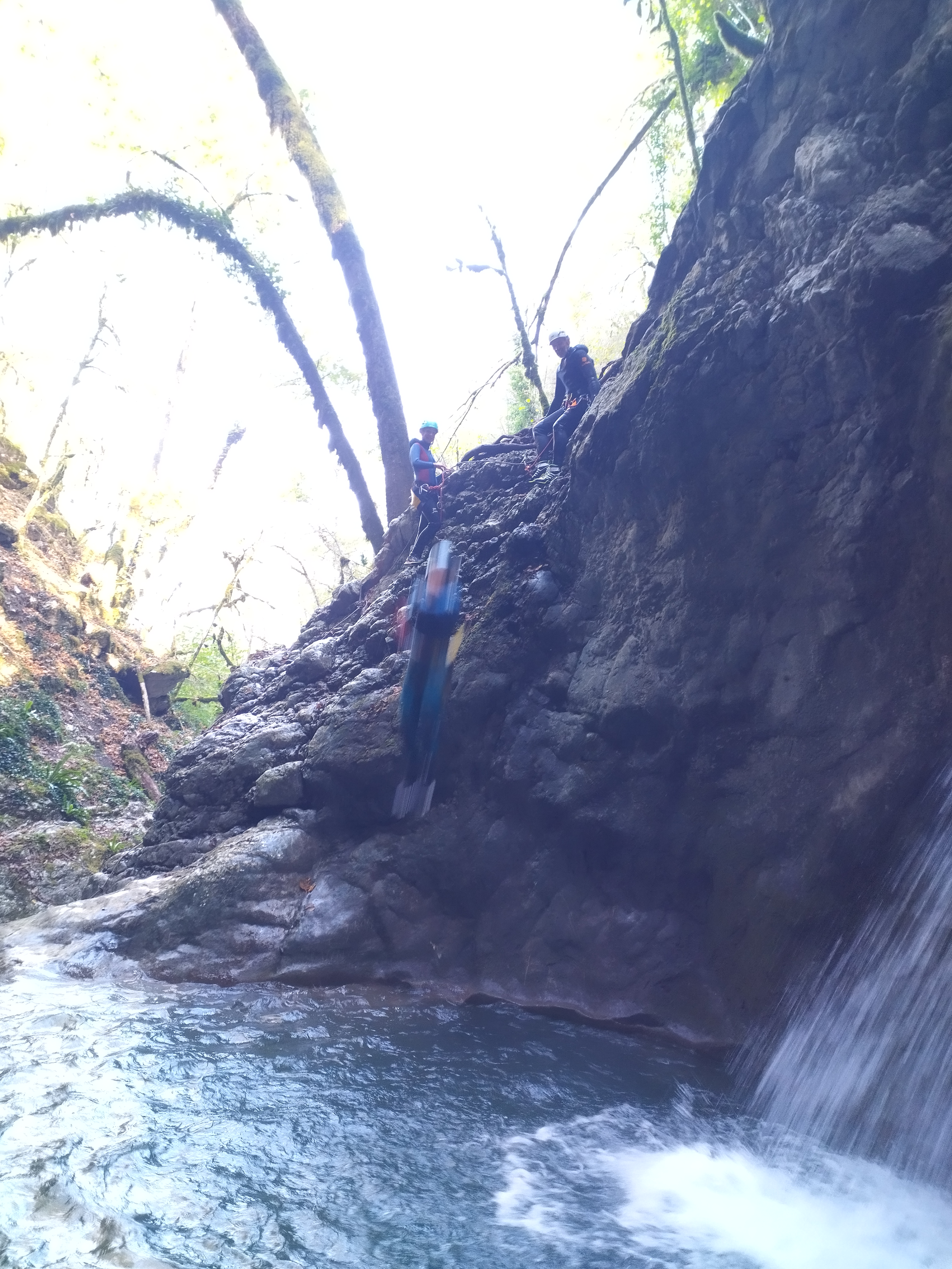 1er sortie en Canyon pour l'ecole d'aventure