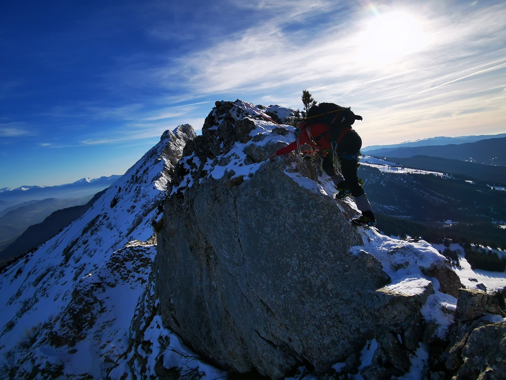 Week-end initiation alpinisme hivernal