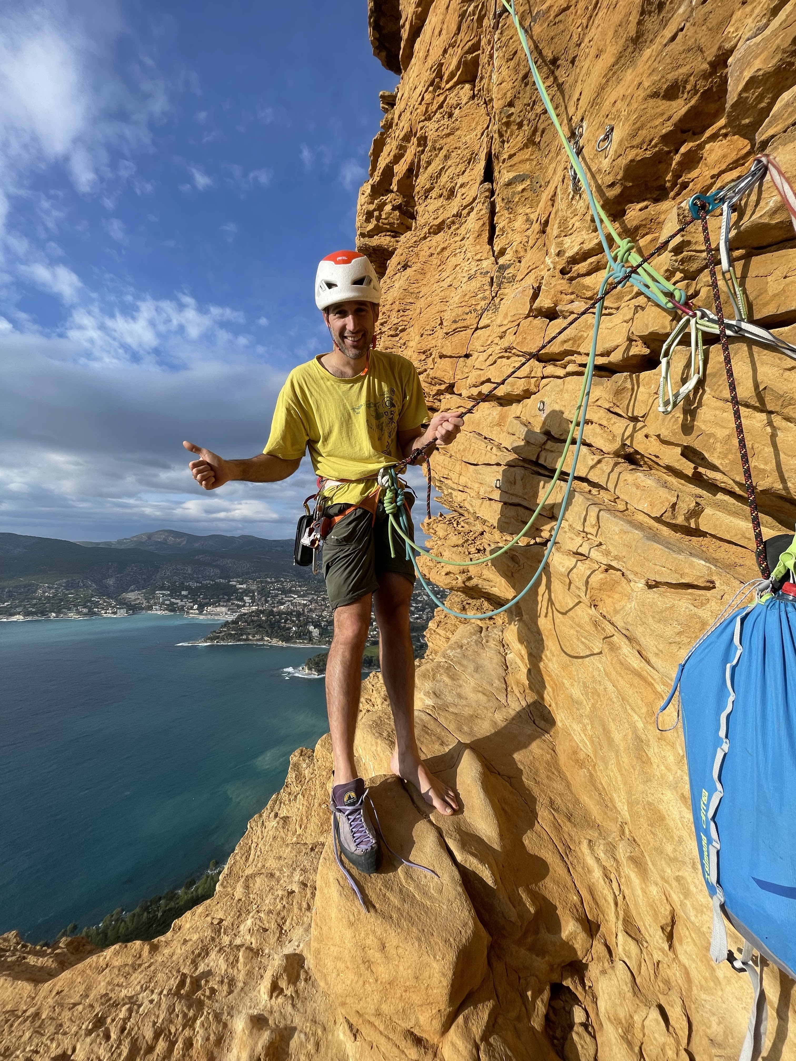 Calanques : week end grandes voies en bonne compagnie