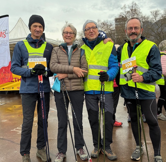 La Marche Nordique et le Téléthon