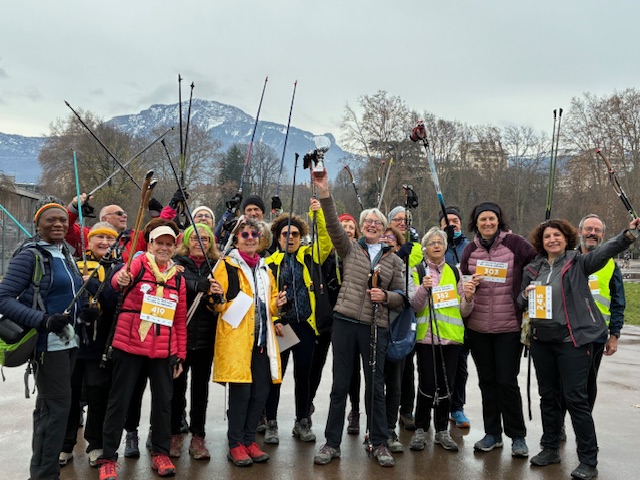 La Marche Nordique et le Téléthon