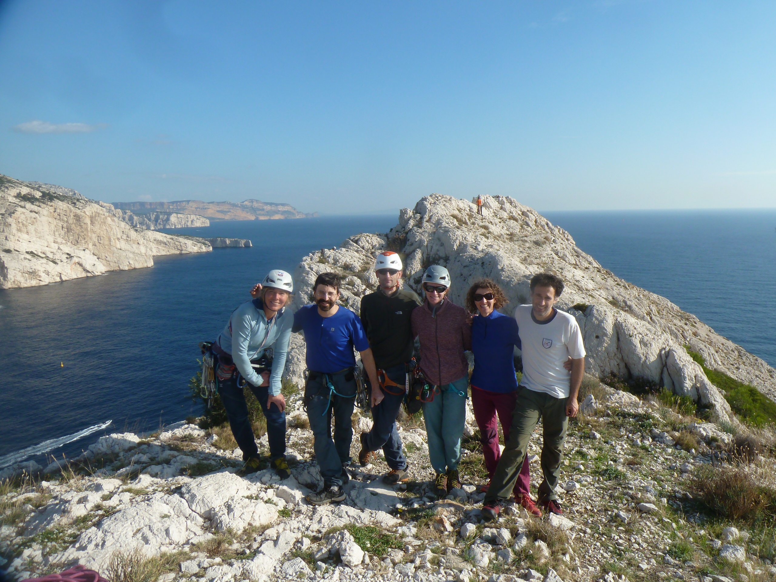 Calanques : week end grandes voies en bonne compagnie