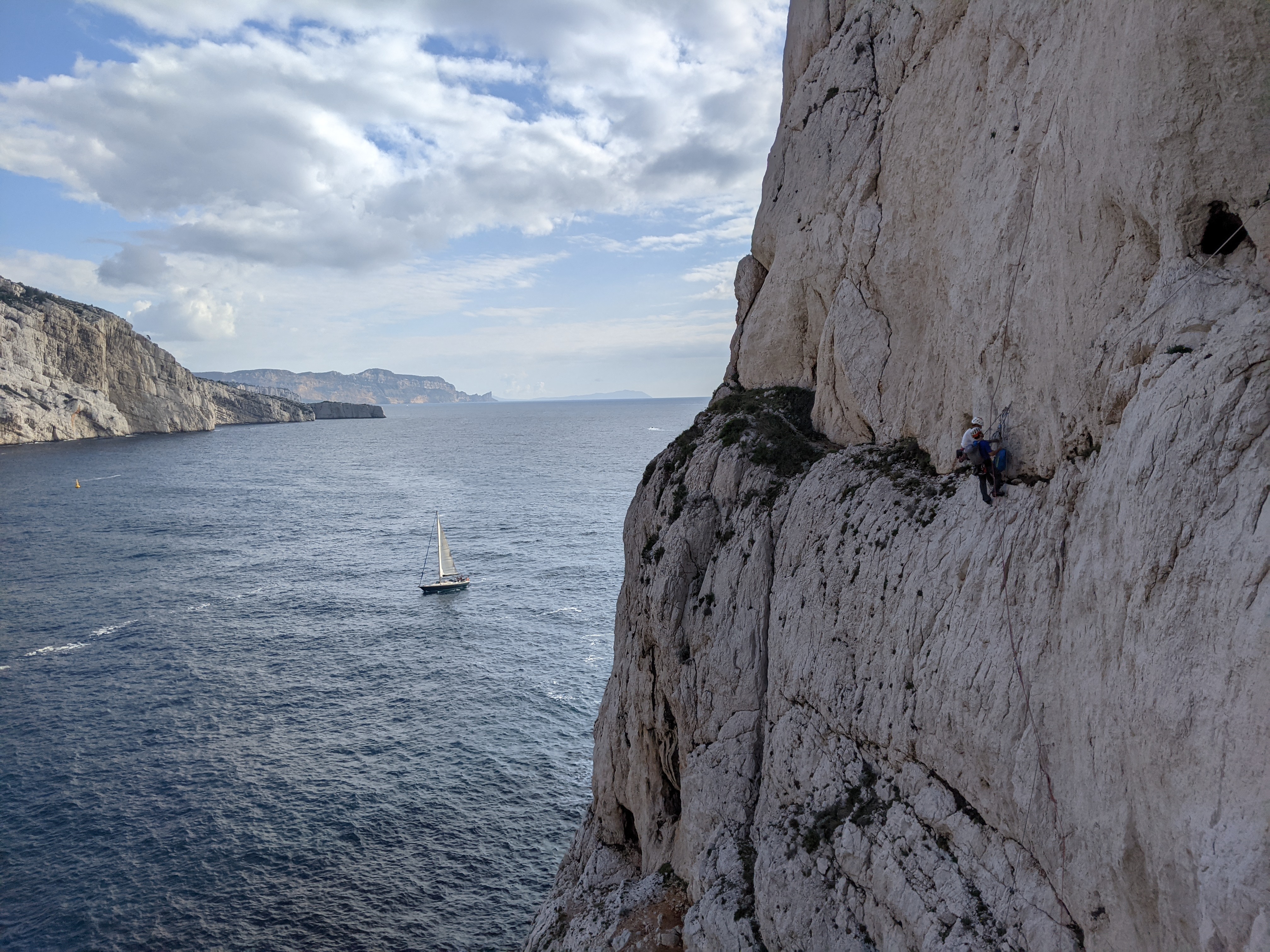 Calanques : week end grandes voies en bonne compagnie