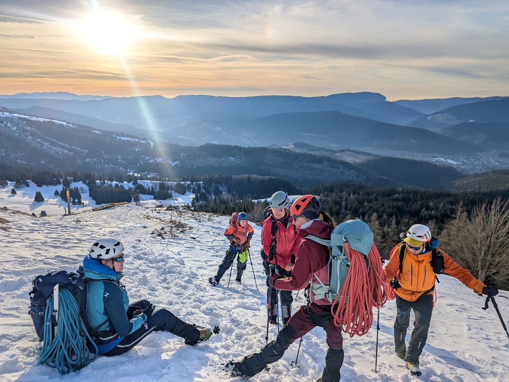 Week-end initiation alpinisme hivernal