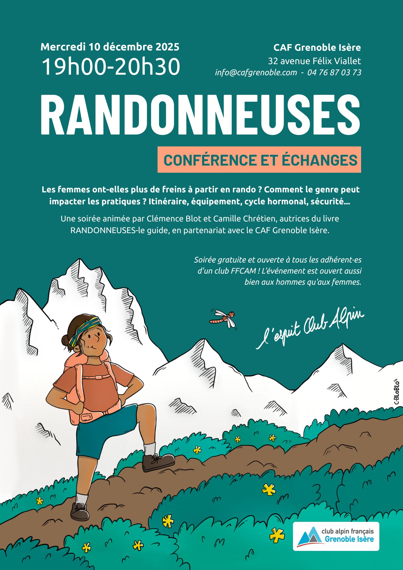 Soirée rencontre avec Clémence Blot