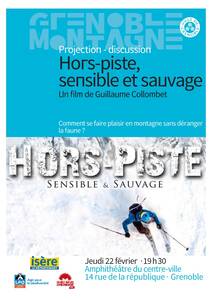 Hors-piste, sensible et sauvage - jeudi 22 février 19h30 - Amphithéâtre du centre-ville