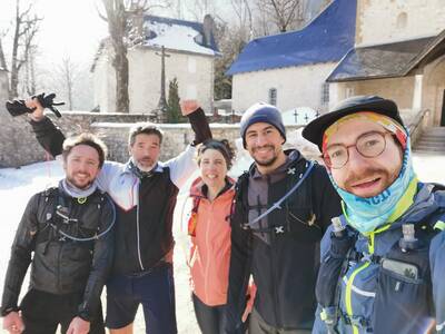 BELLE SORTIE TRAIL A L'ABBAYE DE CHALAIS