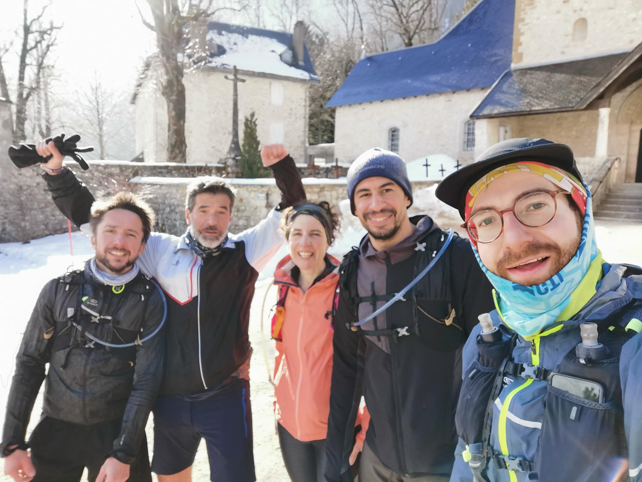 BELLE SORTIE TRAIL A L'ABBAYE DE CHALAIS