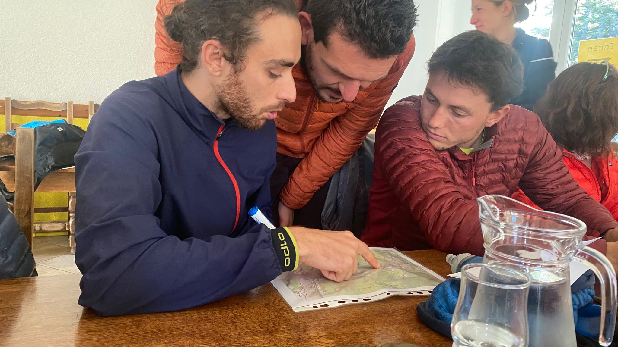 La section Trail en weekend d'intégration