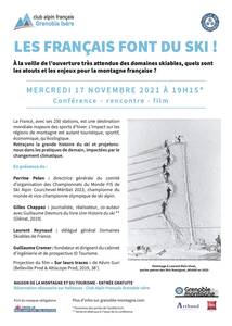Soirée-conférence-film "Les français font du ski" 17/11/2021