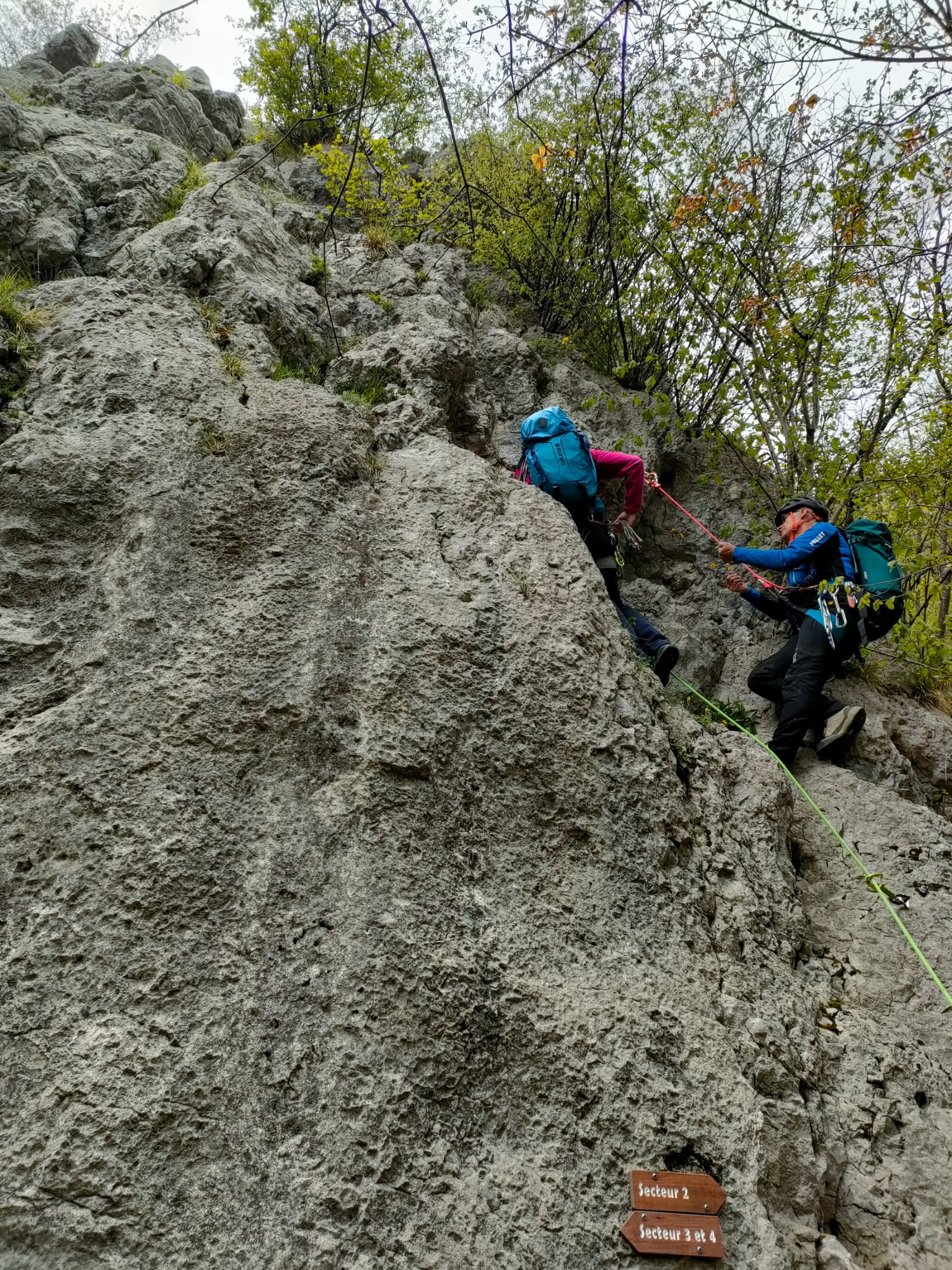 Alpinisme - Ecole de rocher